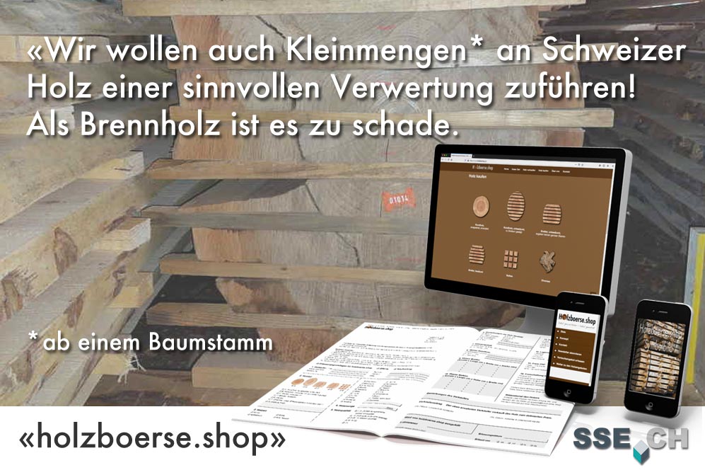 Schweizer Holz kaufen und verkaufen